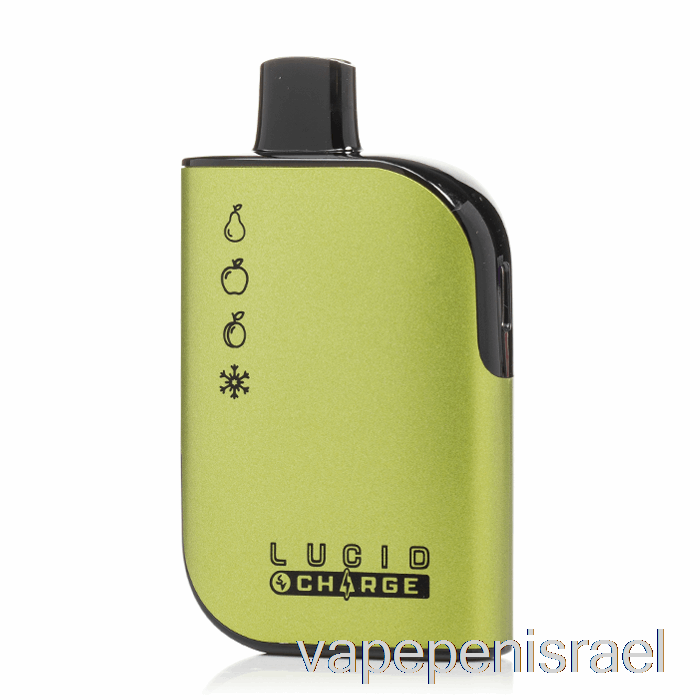 חד פעמי Vape Israel Lucid Charge 7000 חד פעמי אפרסק תפוח קרח